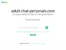 Tablet Screenshot of adult-chat-personals.com
